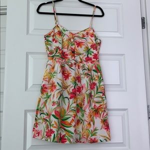 J Crew floral mini dress